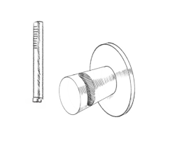 MURO TUA Ensemble de douchette à main Slim complet avec raccord mural chromé M1.BA1.S.CR
