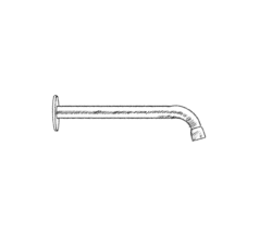 MURO TUA bras de douche mural chrome M1.B34.S.CR