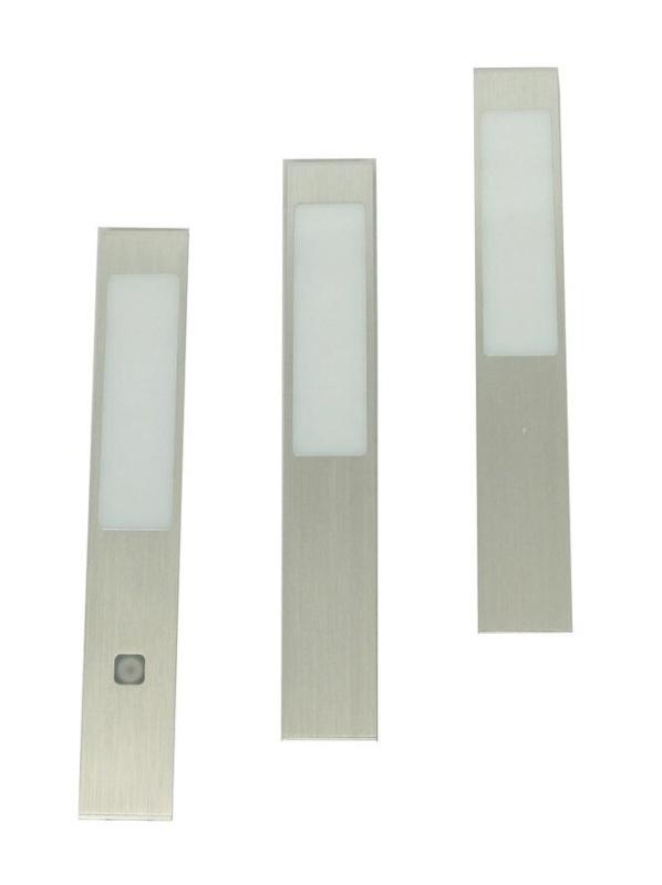 Indux Nex Kit LED pour cuisine 3x3 W avec interrupteur tactile intégré Aluminium 1208972335