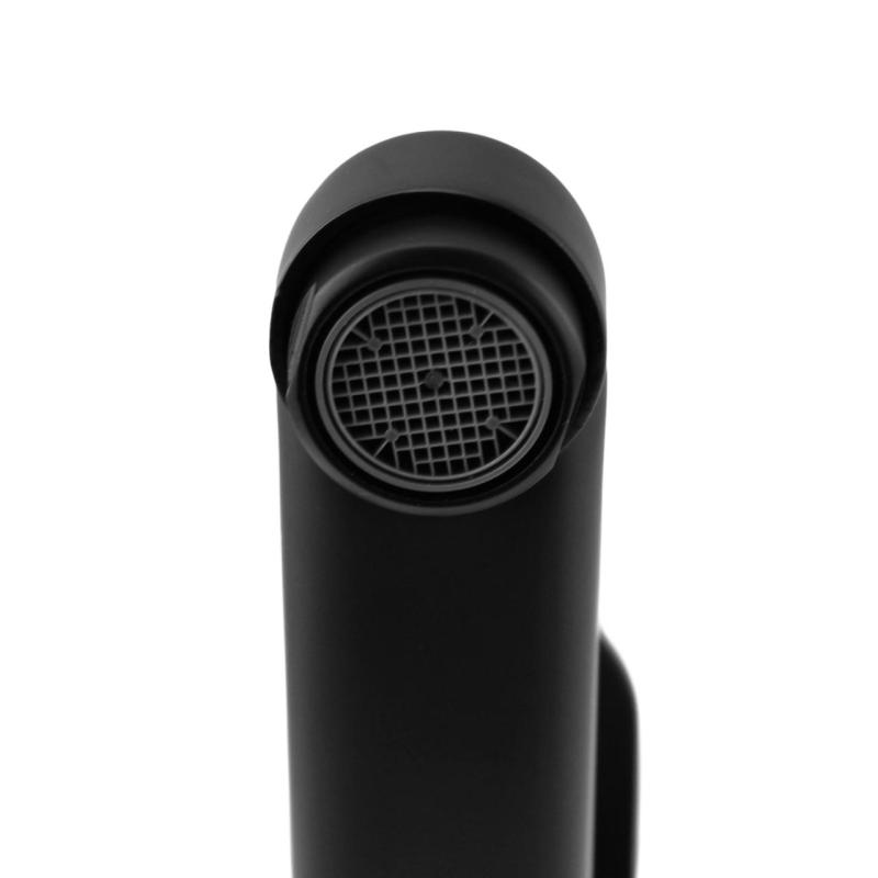 Aquanello Casa Robinet mural de cuisine à levier unique noir avec bec de 15 cm BL-1415-CS