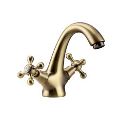 Aquanello Heritage Ascot Mitigeur lavabo classique nostalgique bronze BN-4101-HA