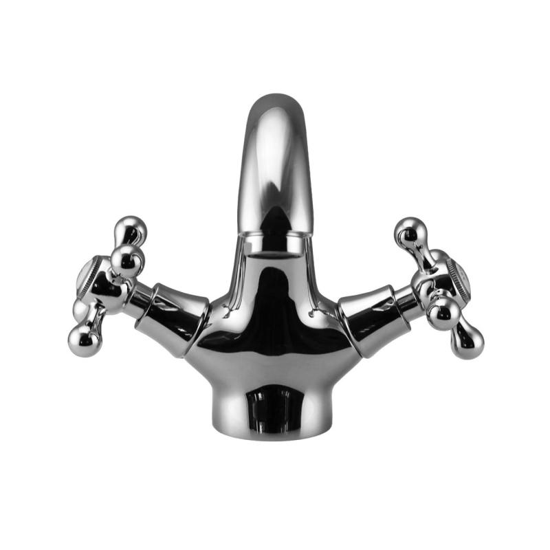 Aquanello Heritage Ascot Mitigeur de lavabo classique nostalgique Chrome CR-4101-HA