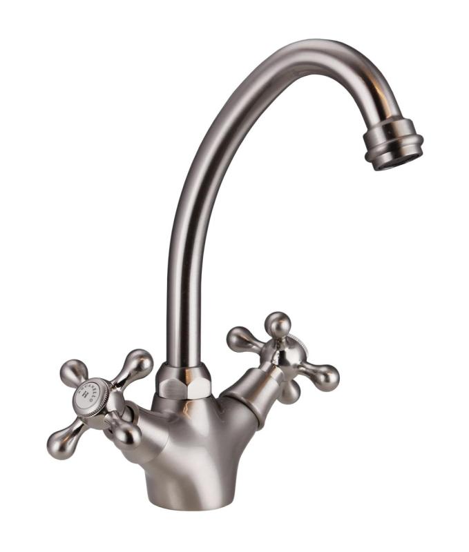 Aquanello Heritage Ascot Robinet de cuisine classique et nostalgique en acier inoxydable NB-4004-HA