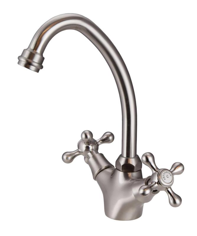 Aquanello Heritage Ascot Robinet de cuisine classique et nostalgique en acier inoxydable NB-4004-HA