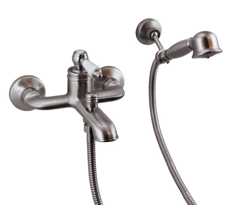 Aquanello Heritage Manor Mitigeur de baignoire classique en acier inoxydable NB-3001-HM