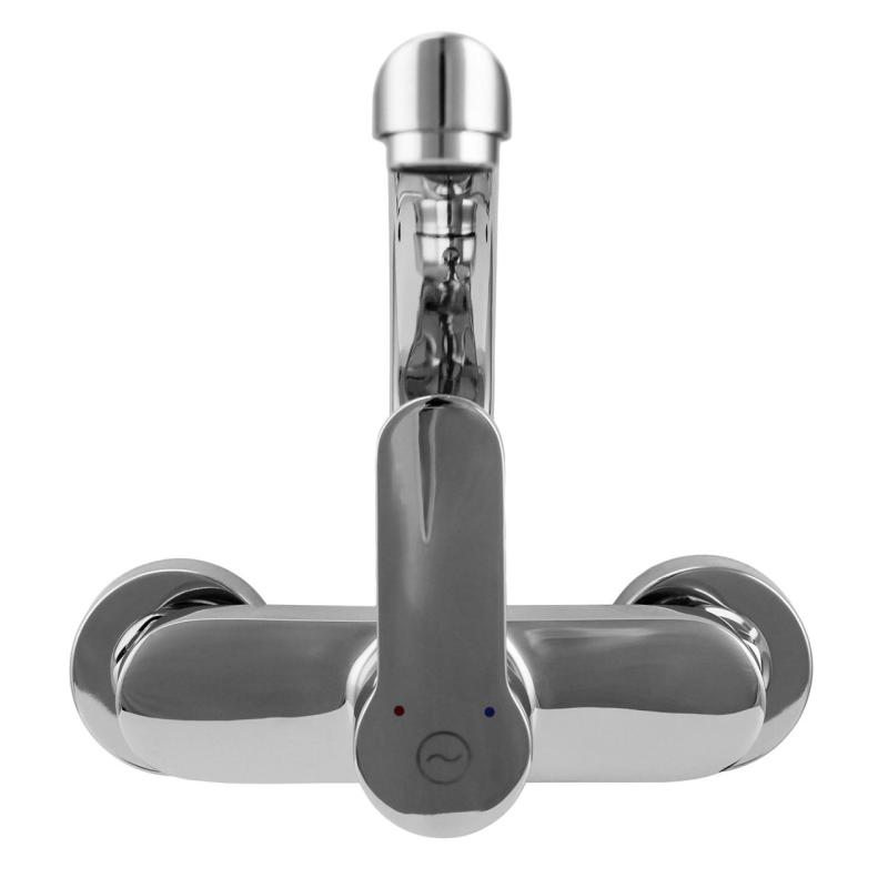 Aquanello Casa Robinet mural de cuisine  avec bec verseur supérieur Chrome CR-1003-CS