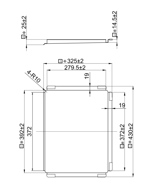 Pure.Sink Exclusivo Bac d'égouttage mobile doré, 440 x 335 mm, pour évier PEXTRAY-60