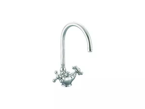 Cisal Arcana Mélangeur de lavabo nostalgic en céramique Chrome AC00052021