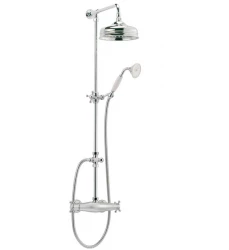 Huber Victorian Mitigeur thermostatique de douche 20cm chromé 5711